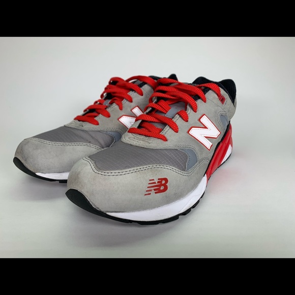New Balance Men MRT580SR Mecha (gray/red) Size 11 - Picture 4 of 11